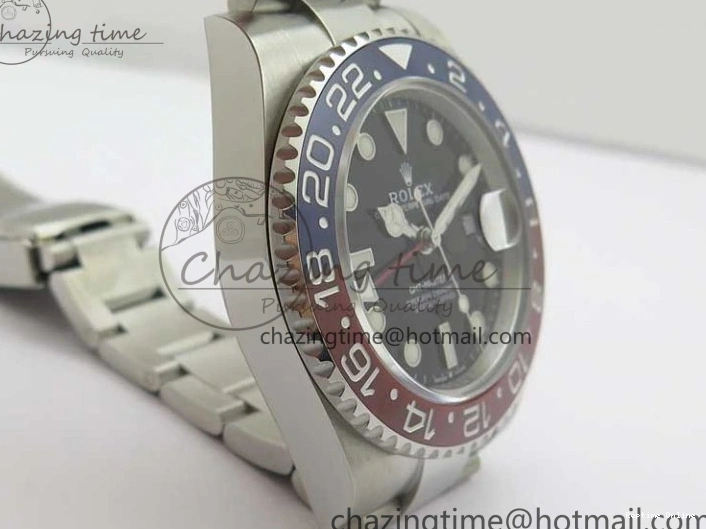 0407 Stylish GMT-Master II 126710 BLRO 904L BP Maker 1:1 Best Edition Black Dial On 904L Oyster Bracelet A3285 (Correct Hand Stack) 2521